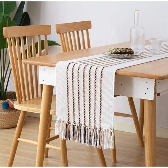 Kitchen Other - Farmhouse Table Runner Rustic Style Kitchen Deco 71x13 Crochet
